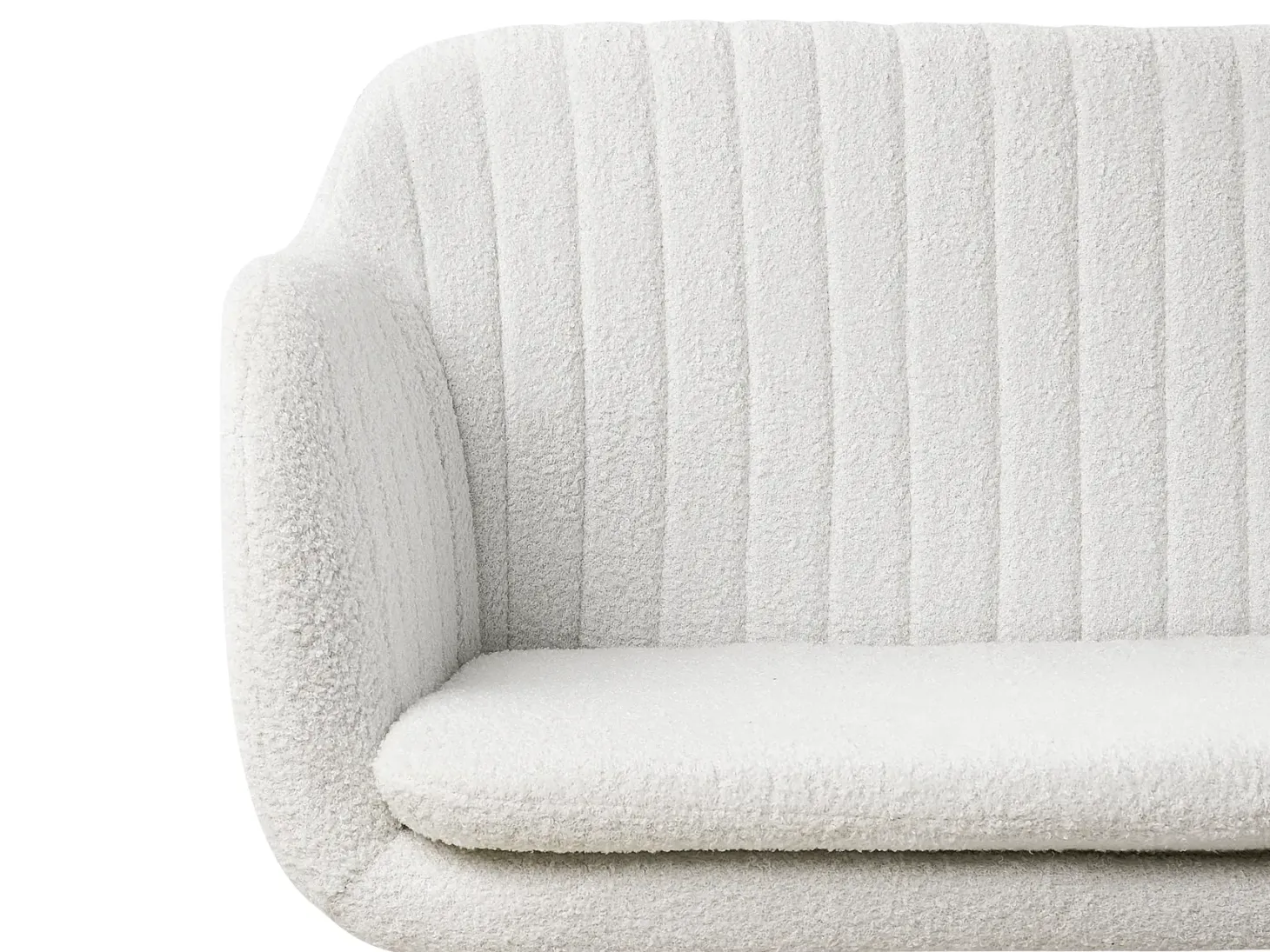 Middagsbænk 2 personers TABY Boucle Cremehvid