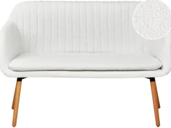 Middagsbænk 2 personers TABY Boucle Cremehvid