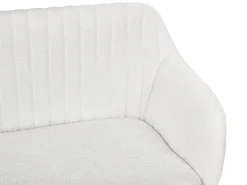 Middagsbænk 2 personers TABY Boucle Cremehvid