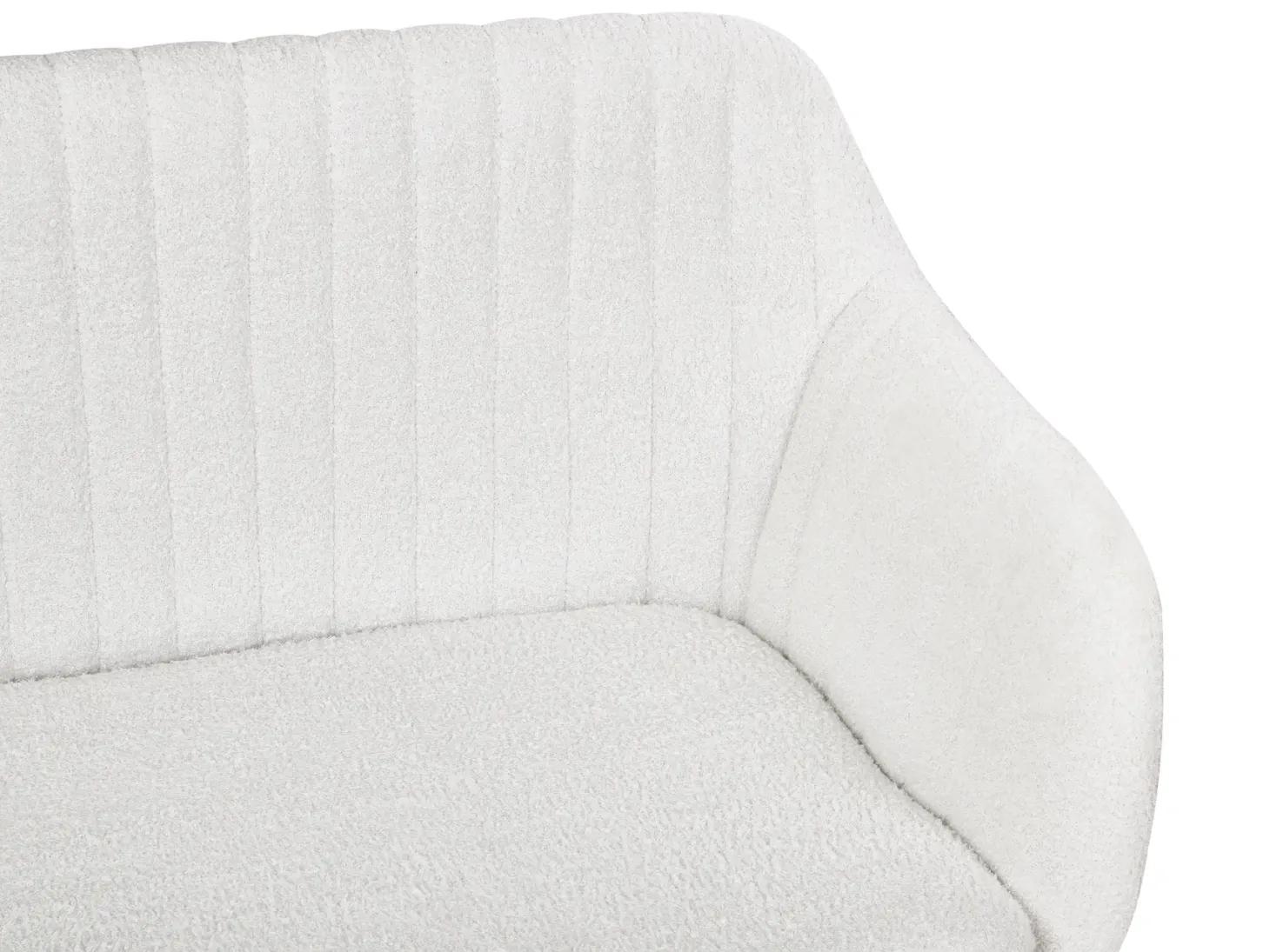 Middagsbænk 2 personers TABY Boucle Cremehvid