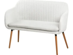 Middagsbænk 2 personers TABY Boucle Cremehvid