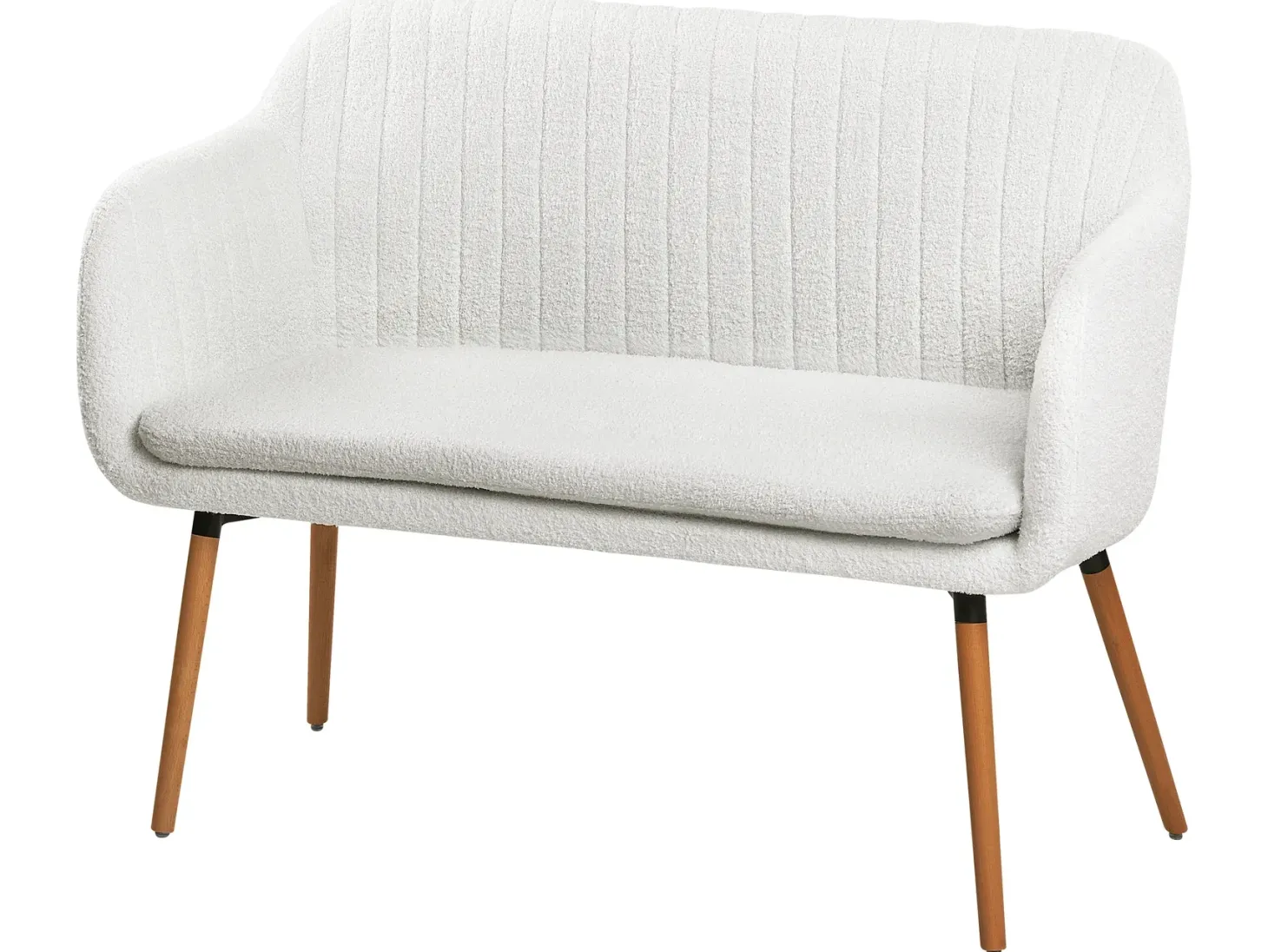 Middagsbænk 2 personers TABY Boucle Cremehvid