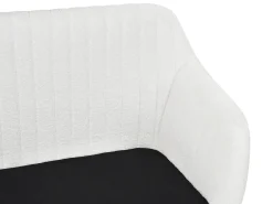 Middagsbænk 2 personers TABY Boucle Cremehvid