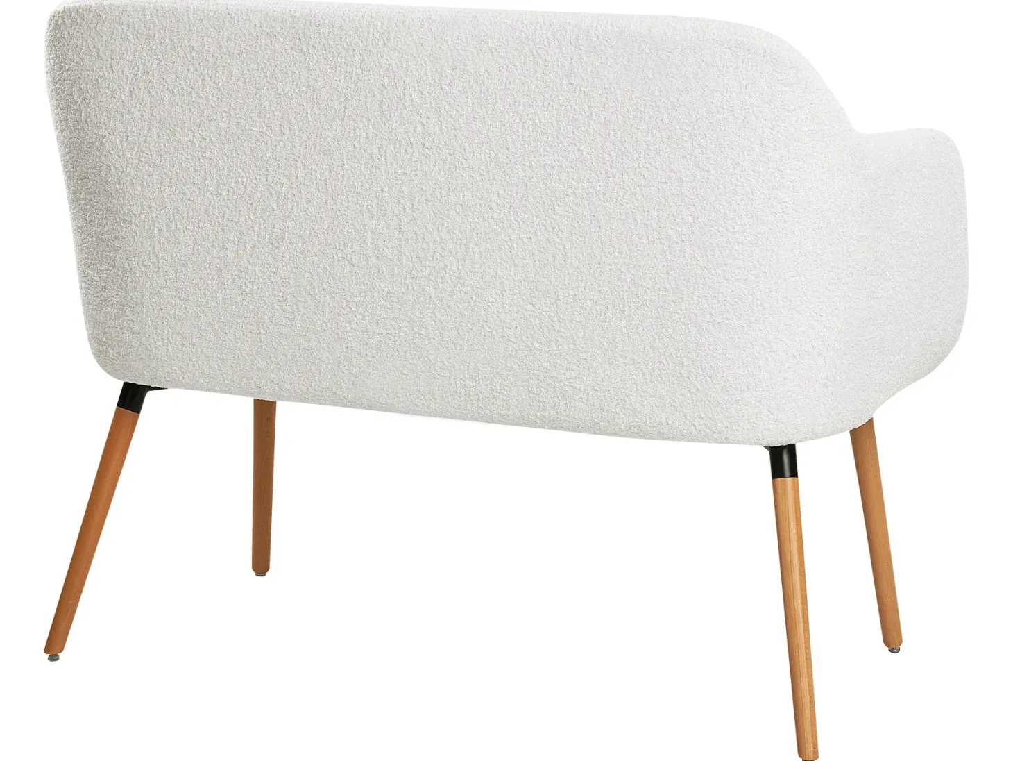 Middagsbænk 2 personers TABY Boucle Cremehvid