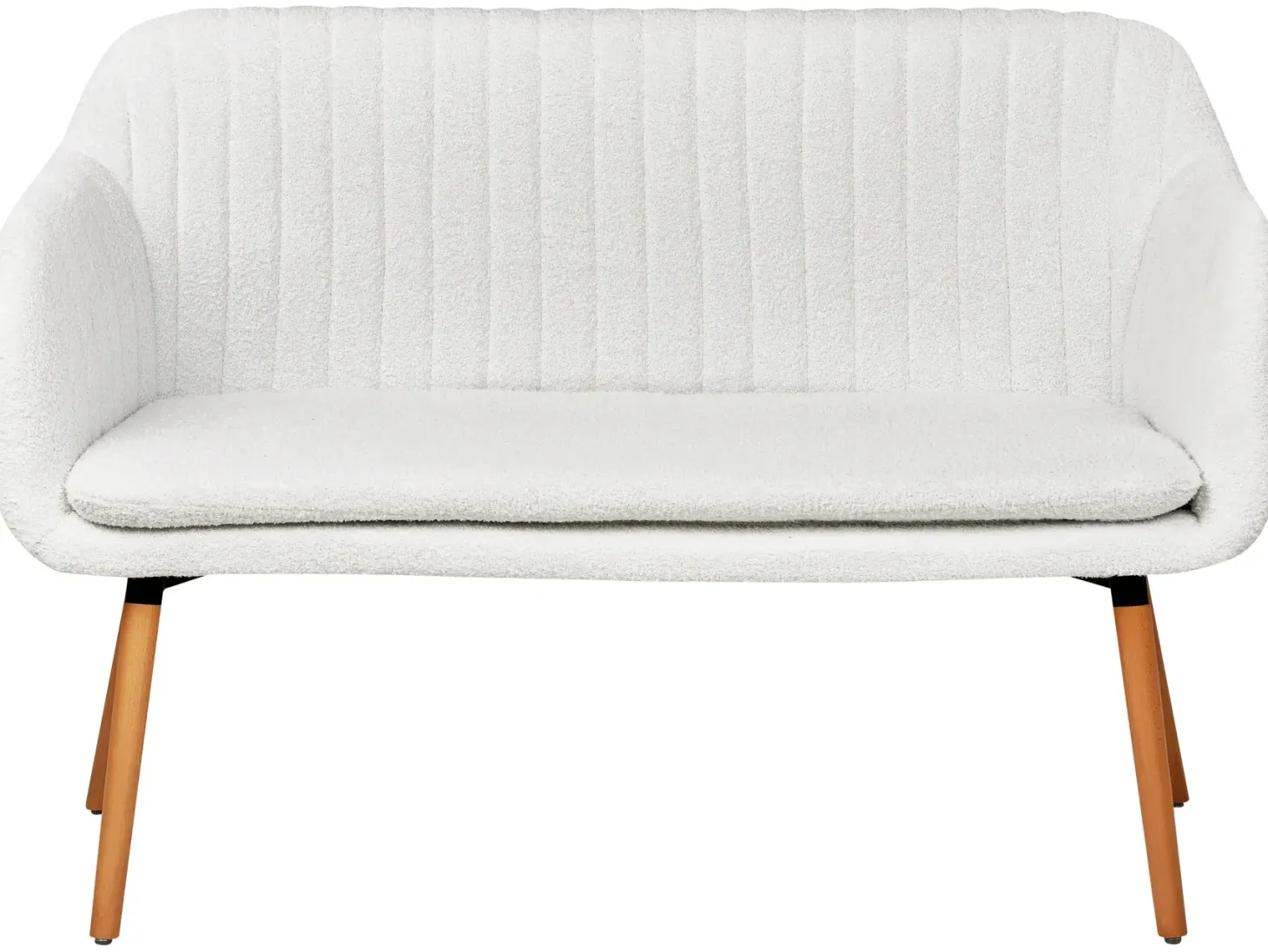 Middagsbænk 2 personers TABY Boucle Cremehvid