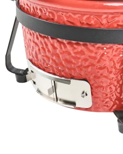 Mini-grill med trækul KAMADO Keramik Rød
