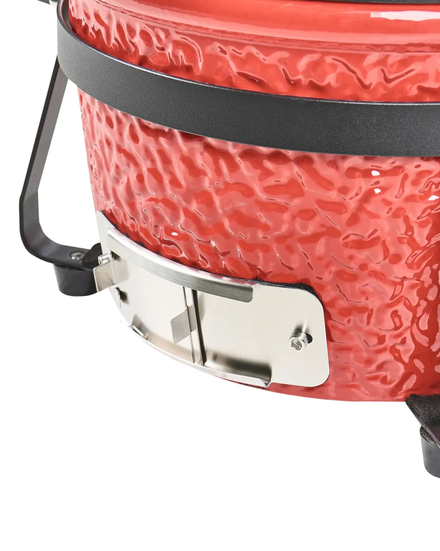 Mini-grill med trækul KAMADO Keramik Rød