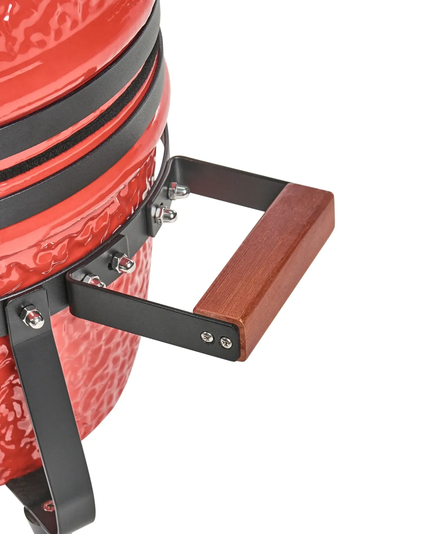 Mini-grill med trækul KAMADO Keramik Rød