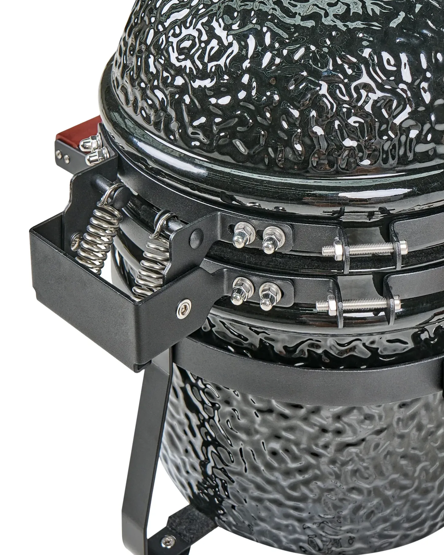 Mini-grill med trækul KAMADO Keramik Sort
