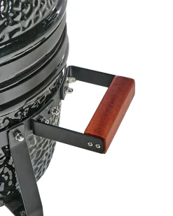Mini-grill med trækul KAMADO Keramik Sort