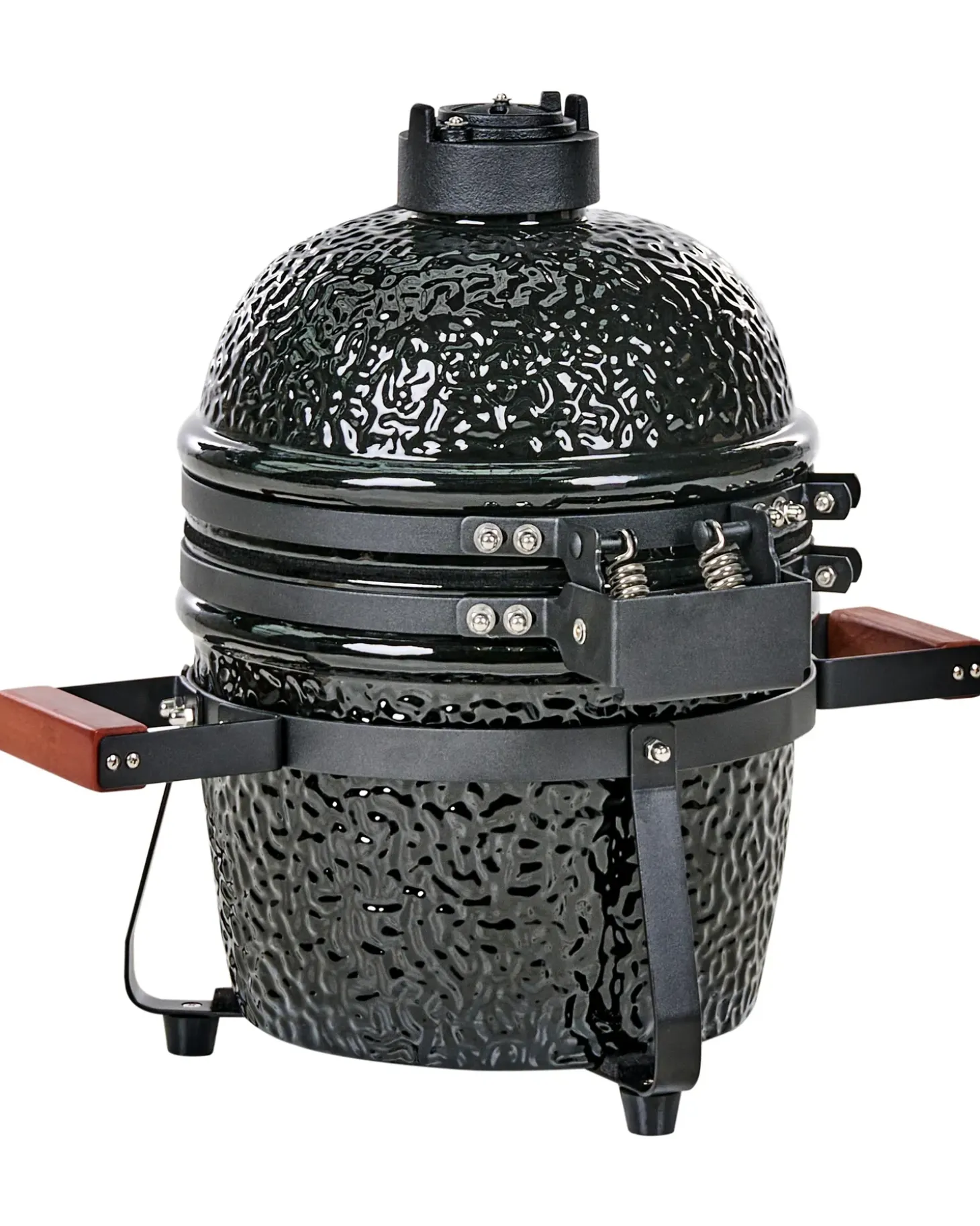 Mini-grill med trækul KAMADO Keramik Sort