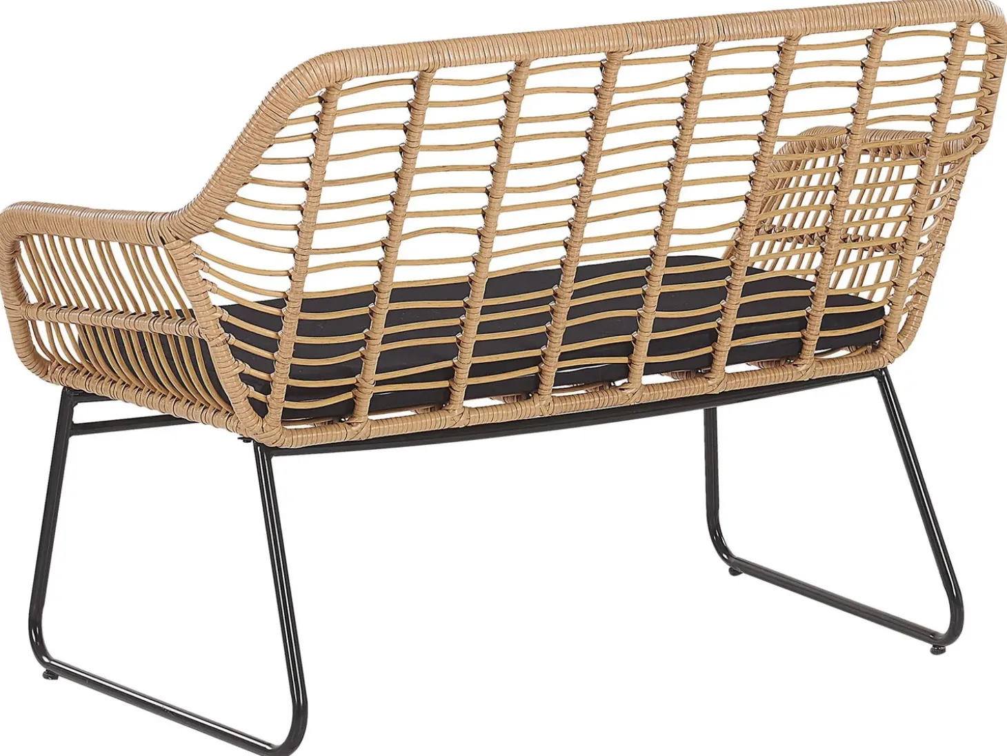 MINORI 4 personers Loungesæt med bord Beige PE-rattan