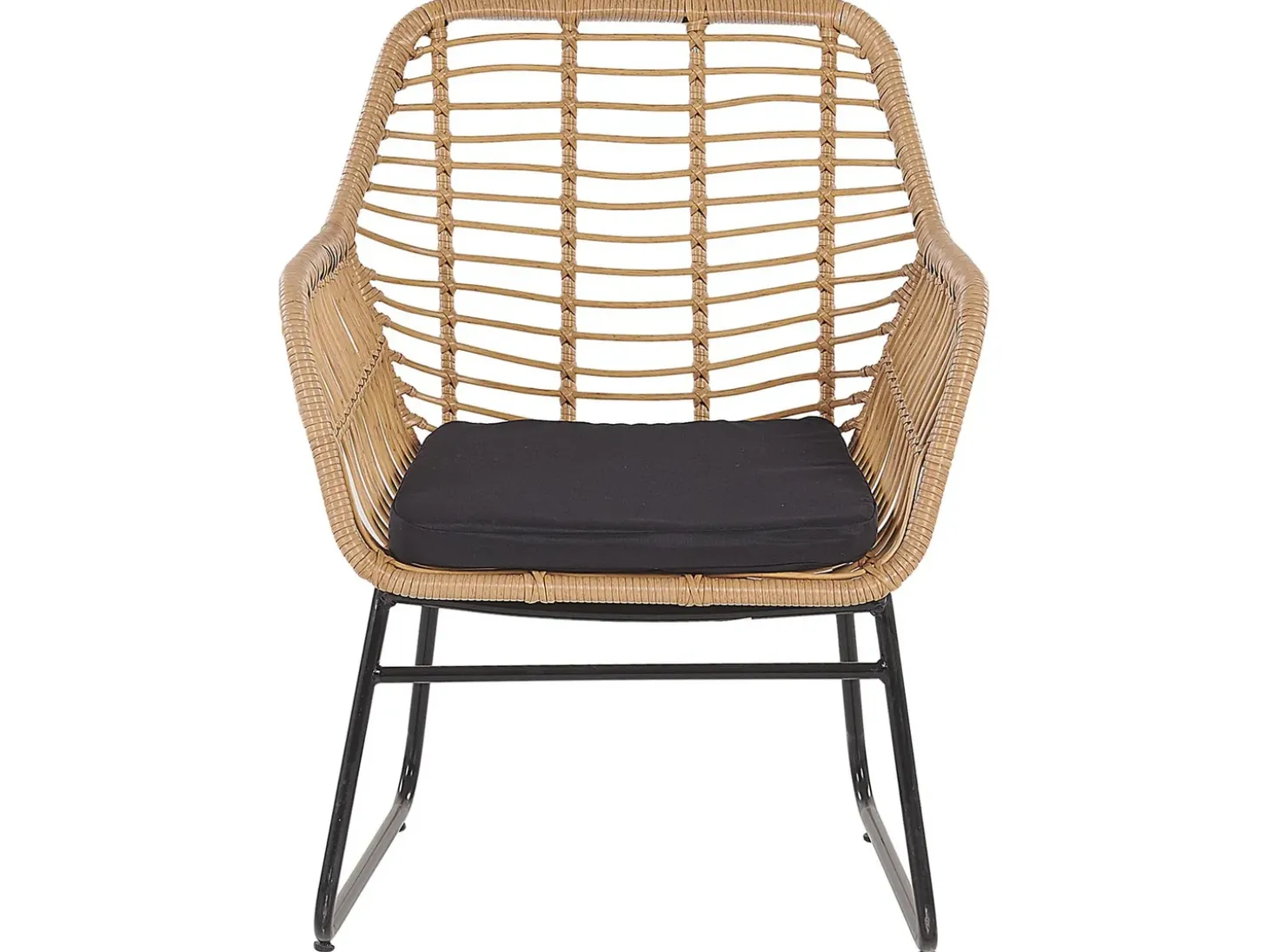 MINORI 4 personers Loungesæt med bord Beige PE-rattan