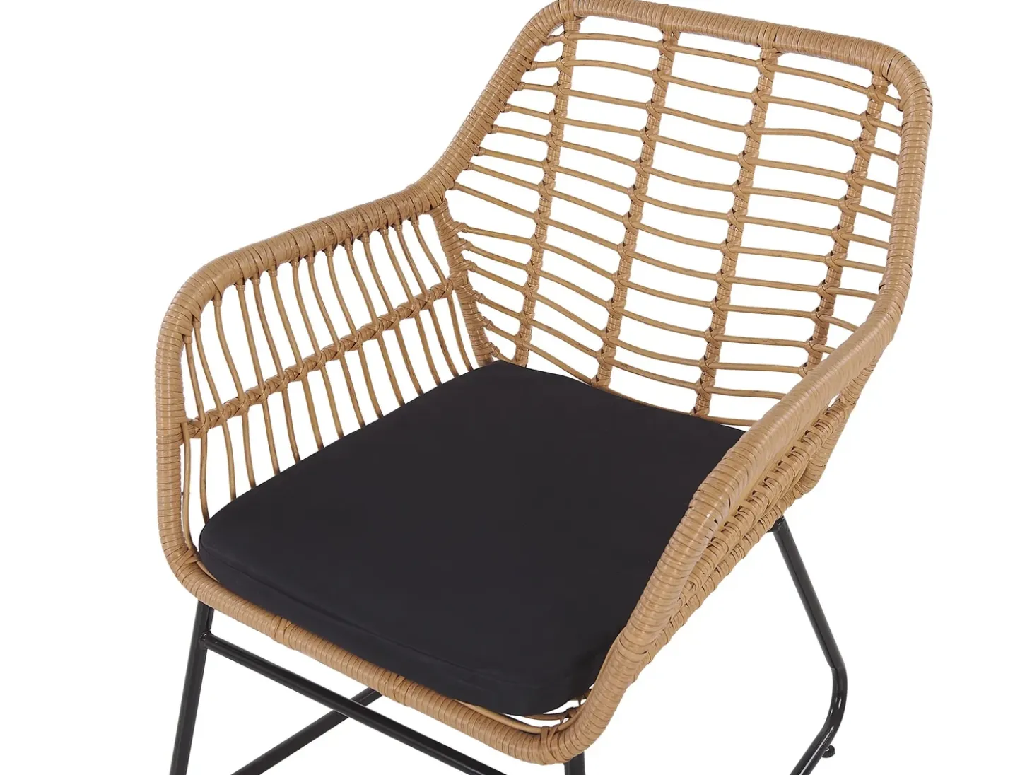 MINORI 4 personers Loungesæt med bord Beige PE-rattan