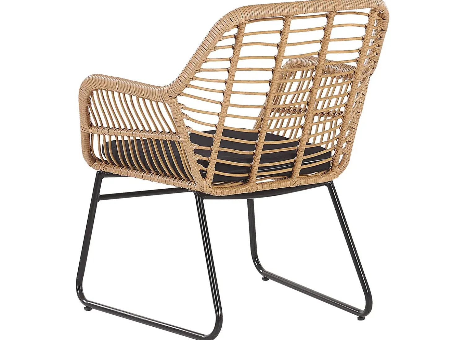 MINORI 4 personers Loungesæt med bord Beige PE-rattan