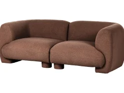 MJALBI 2 personers Modulsofa Brun Boucle