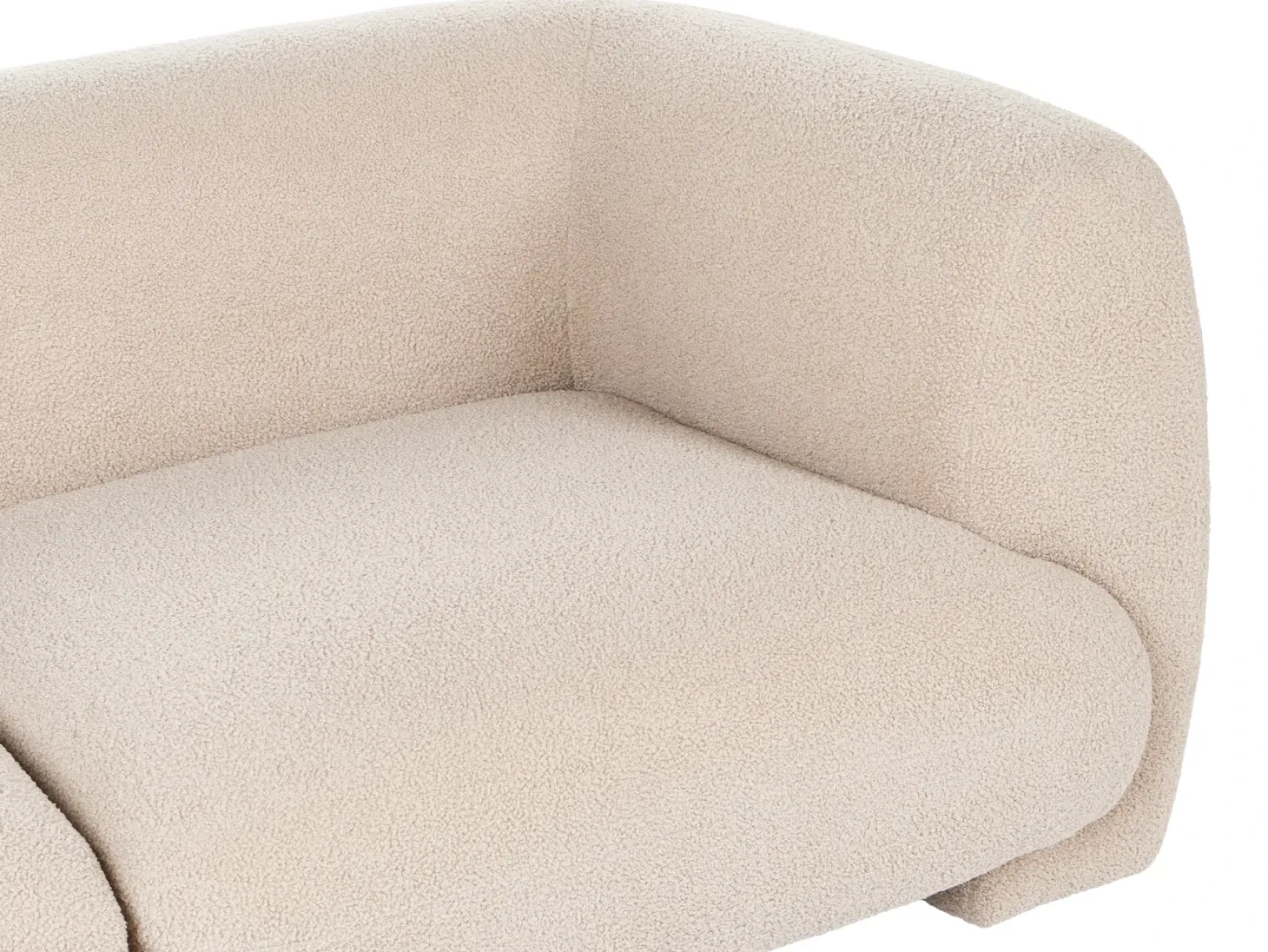 MJALBI 3 personers Modulsofa Beige Boucle
