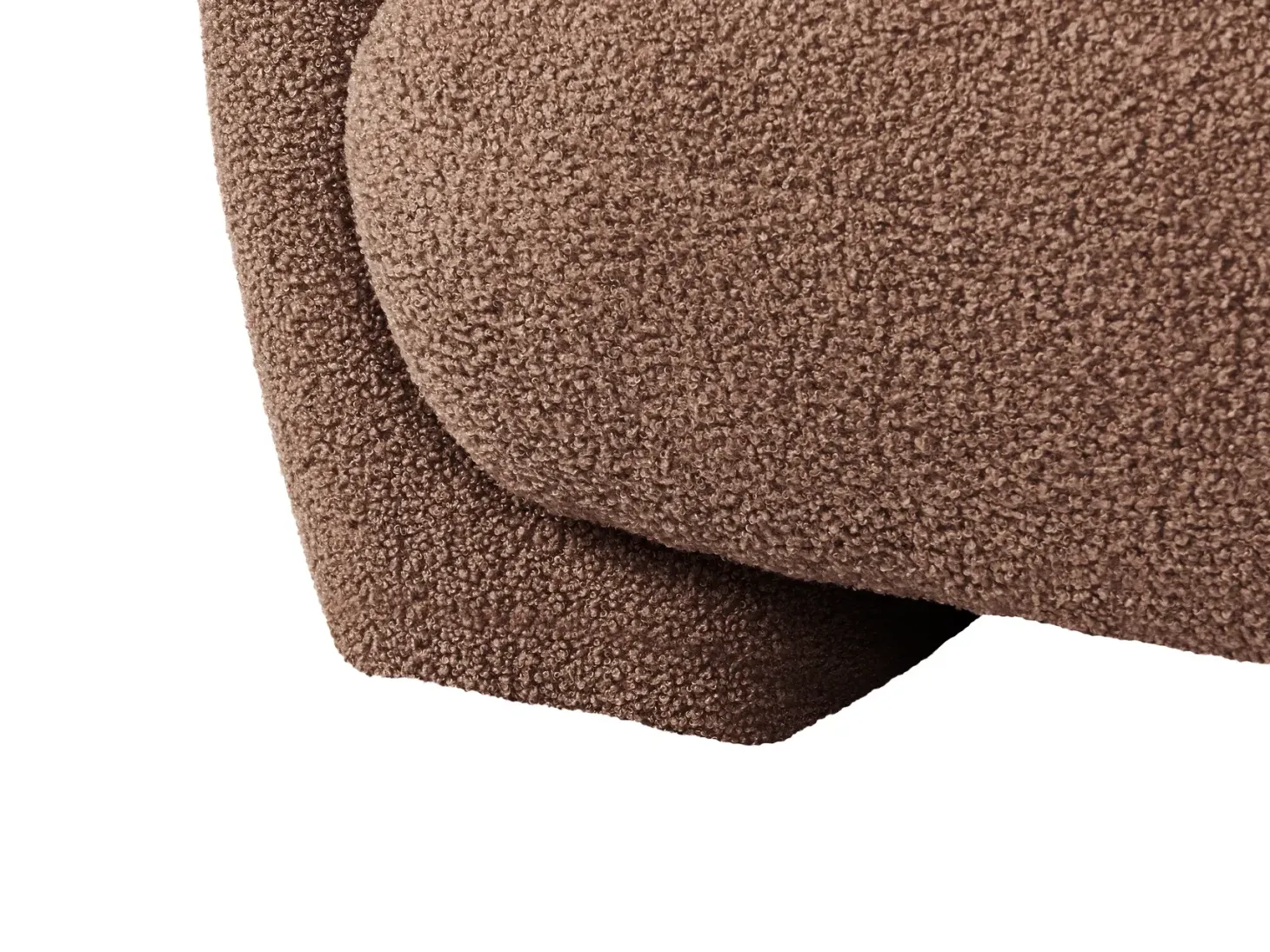 MJALBI 3 personers Modulsofa Brun Boucle
