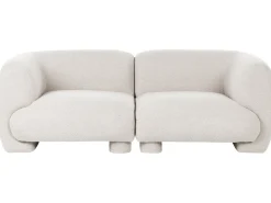 MJALBI 2 personers Modulsofa Cremehvid Boucle