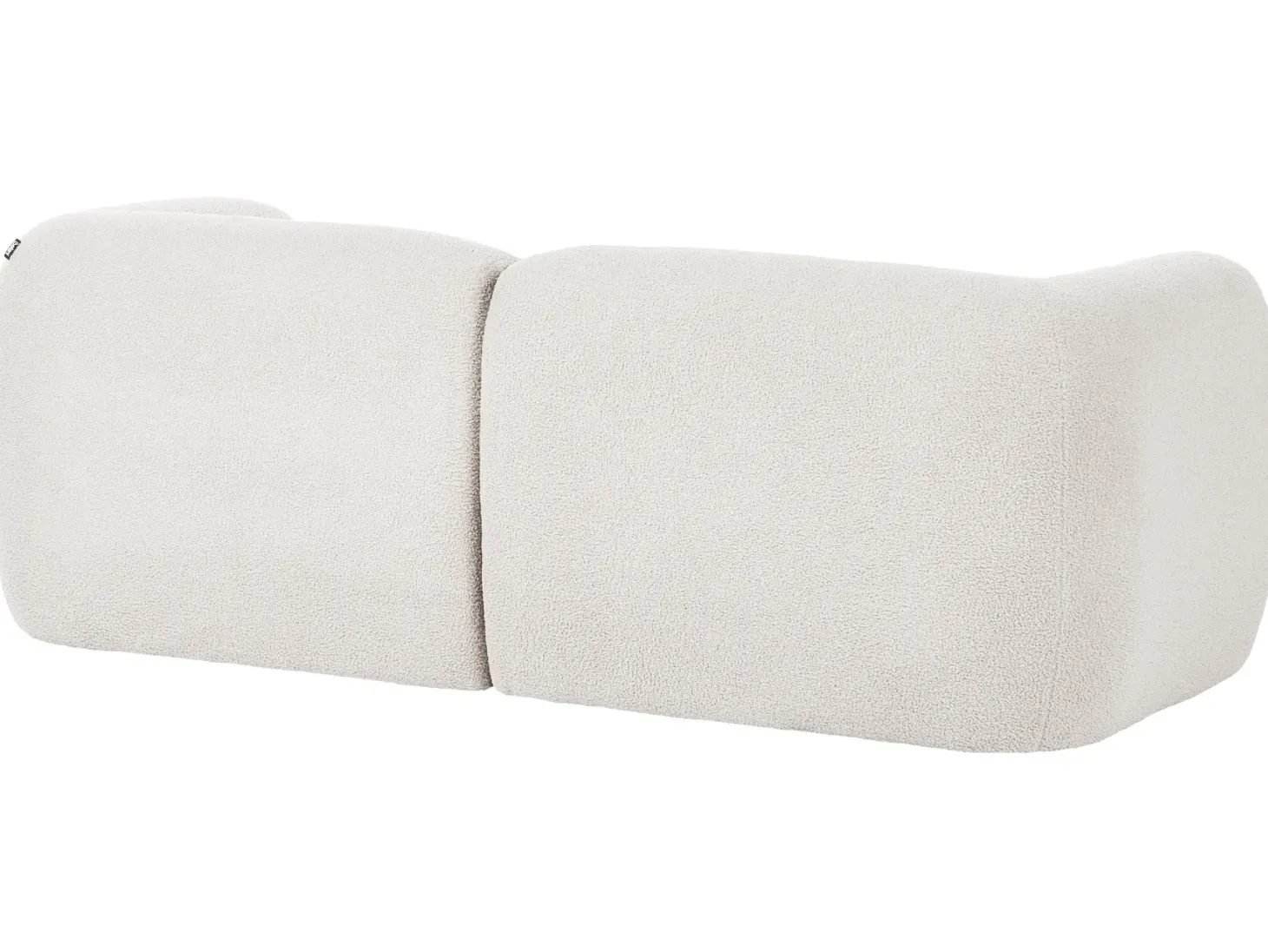 MJALBI 2 personers Modulsofa Cremehvid Boucle