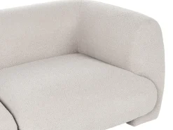 MJALBI 3 personers Modulsofa Cremehvid Boucle