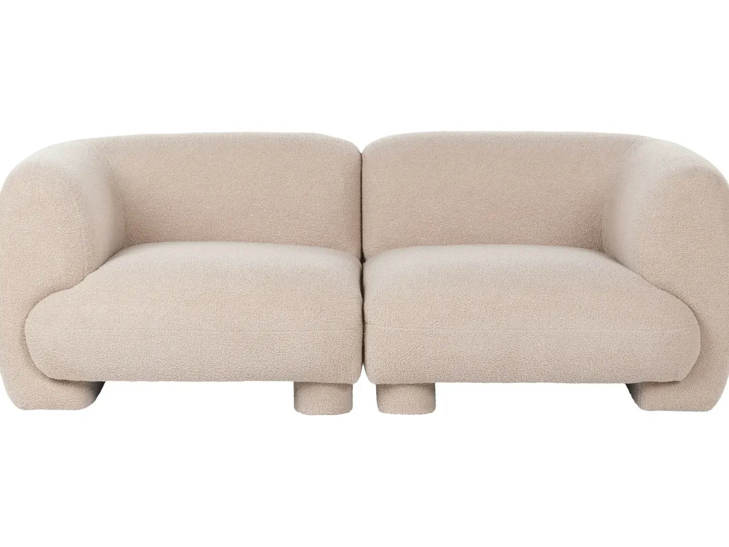 MJALBI 4 personers Modulsofasæt Beige Boucle