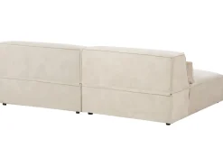 Modulsofa 2 personers HELLNAR Velour Lys Beige