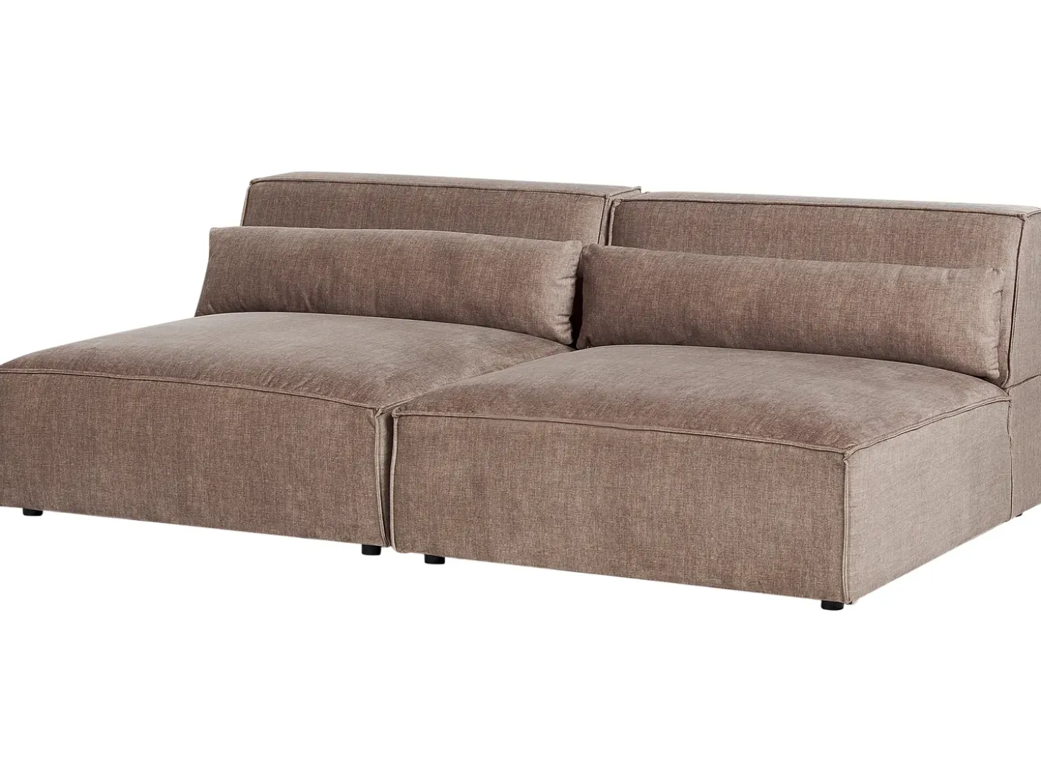 Modulsofa 2 personers HELLNAR Lysebrun