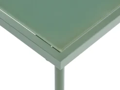 MOLVENO 2 personers Loungesæt med bord Beige/Grøn Metal