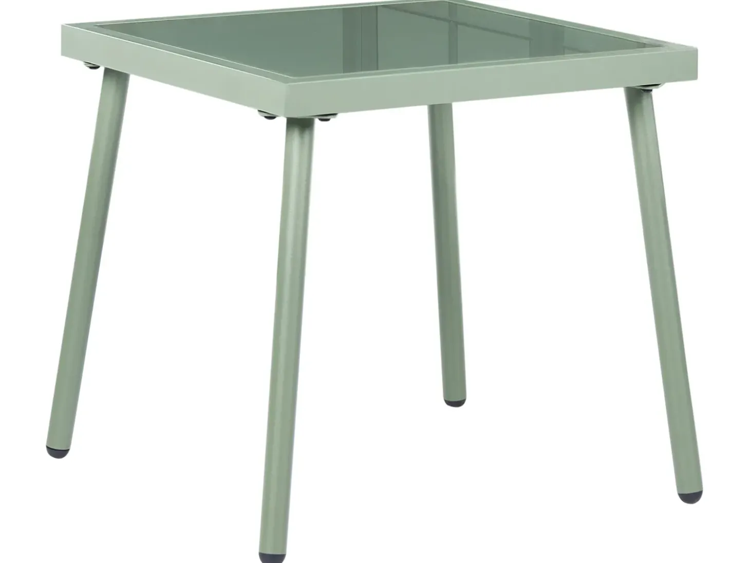 MOLVENO 2 personers Loungesæt med bord Beige/Grøn Metal