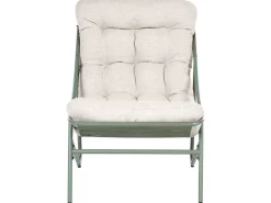 MOLVENO 4 personers Loungesæt med bord Beige/Grøn Metal
