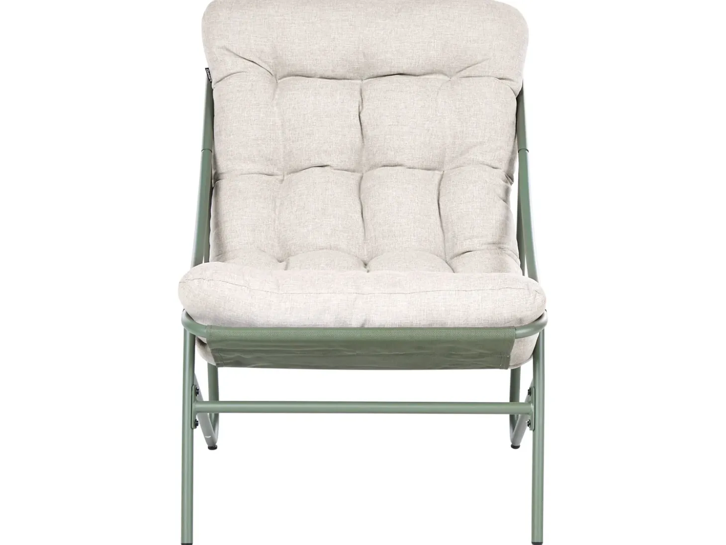 MOLVENO 4 personers Loungesæt med bord Beige/Grøn Metal