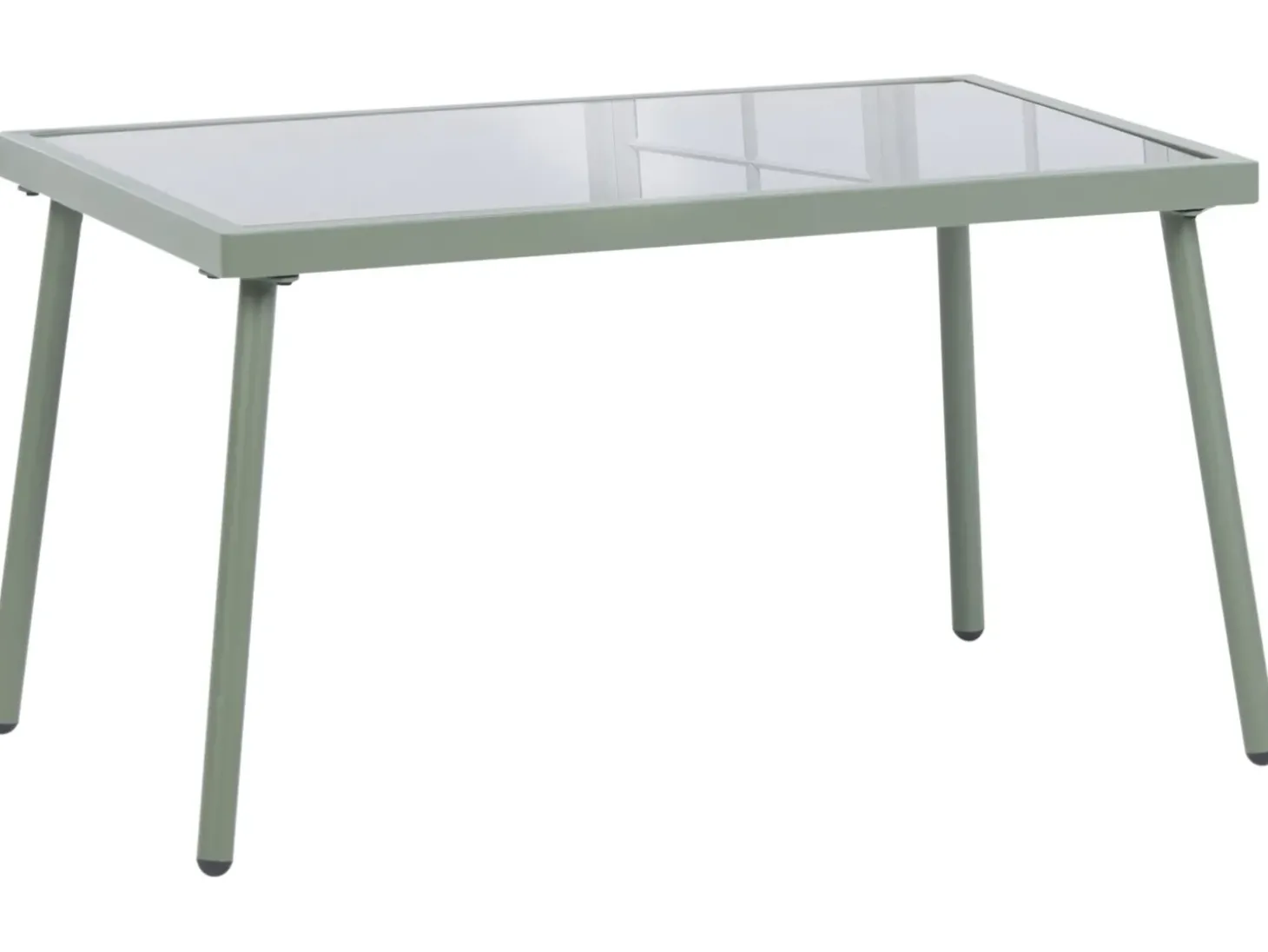 MOLVENO 4 personers Loungesæt med bord Beige/Grøn Metal