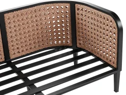 MONTEFALCO 4 personers Loungesæt med bord Hvid Metal