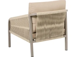 MURATO 5 personers Loungesæt med bord Beige Metal