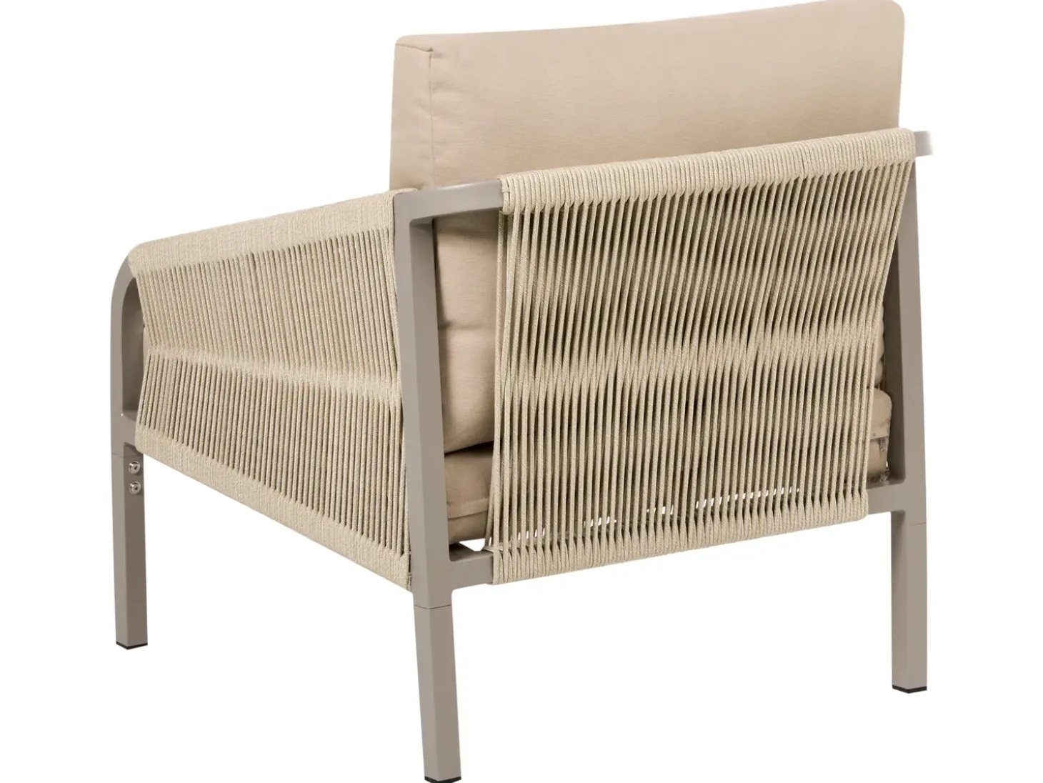 MURATO 5 personers Loungesæt med bord Beige Metal