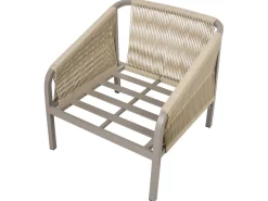 MURATO 5 personers Loungesæt med bord Beige Metal