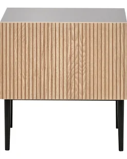 Natbord BLYTHE Naturlig ask Sort