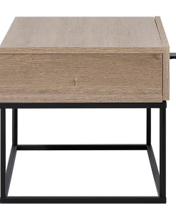 Natbord med 1 skuffe CAIRO Brungrå