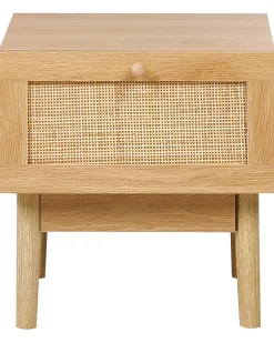 Natbord med 1 skuffe NIVO Lysebrun