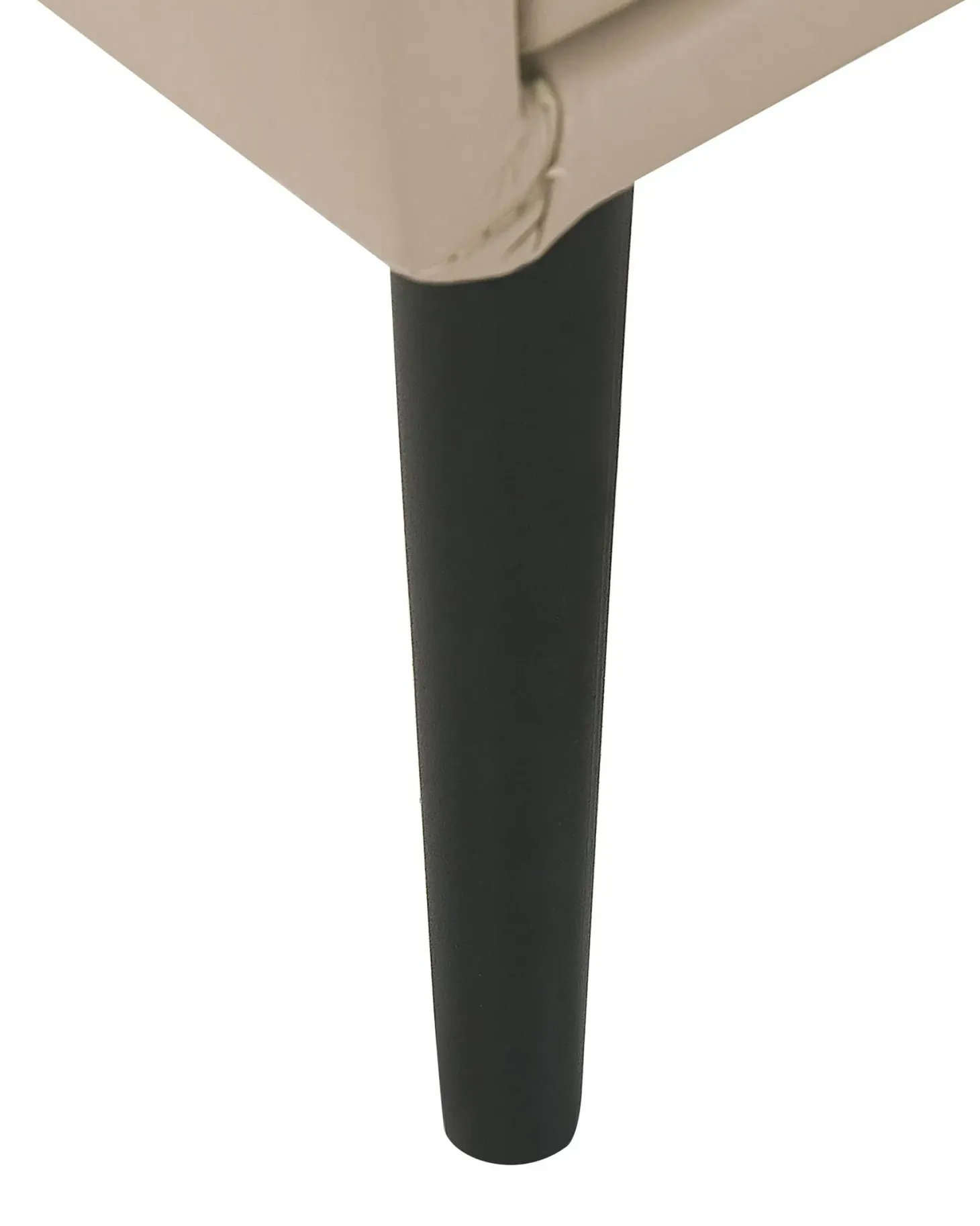 Natbord med 2 skuffer ESSONNE Kunstlæder Beige