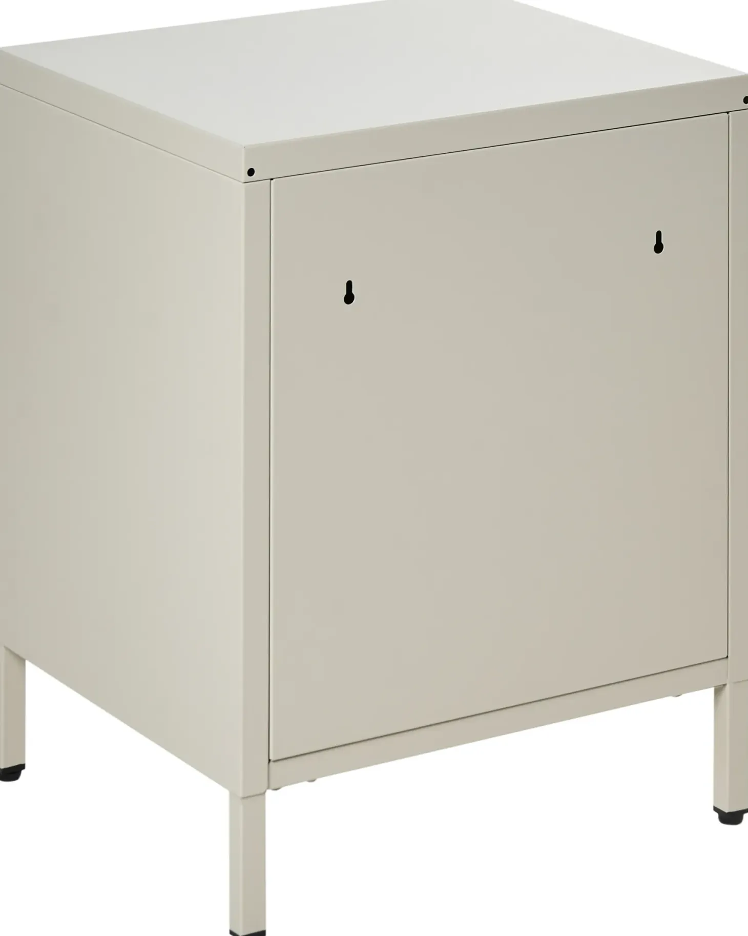 Natbord med 2 skuffer KYLEA Metal Lys Beige