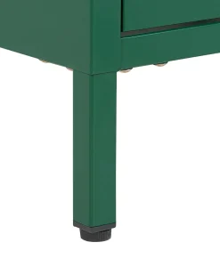 Natbord med 2 skuffer MALAVI Metal Grøn