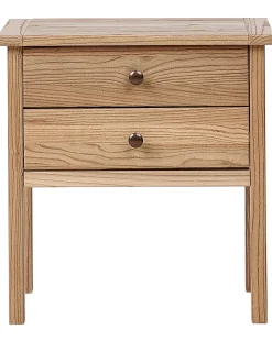 Natbord med 2 skuffer SALTON Sassafras træ Brun