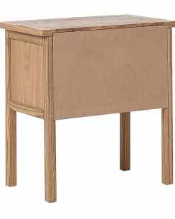 Natbord med 2 skuffer SALTON Sassafras træ Brun