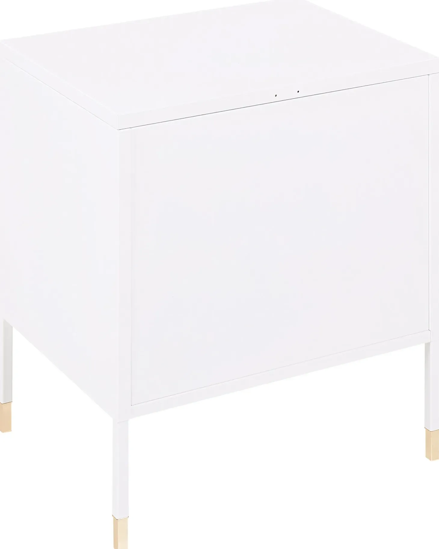 Natbord OSSETT Metal Hvid