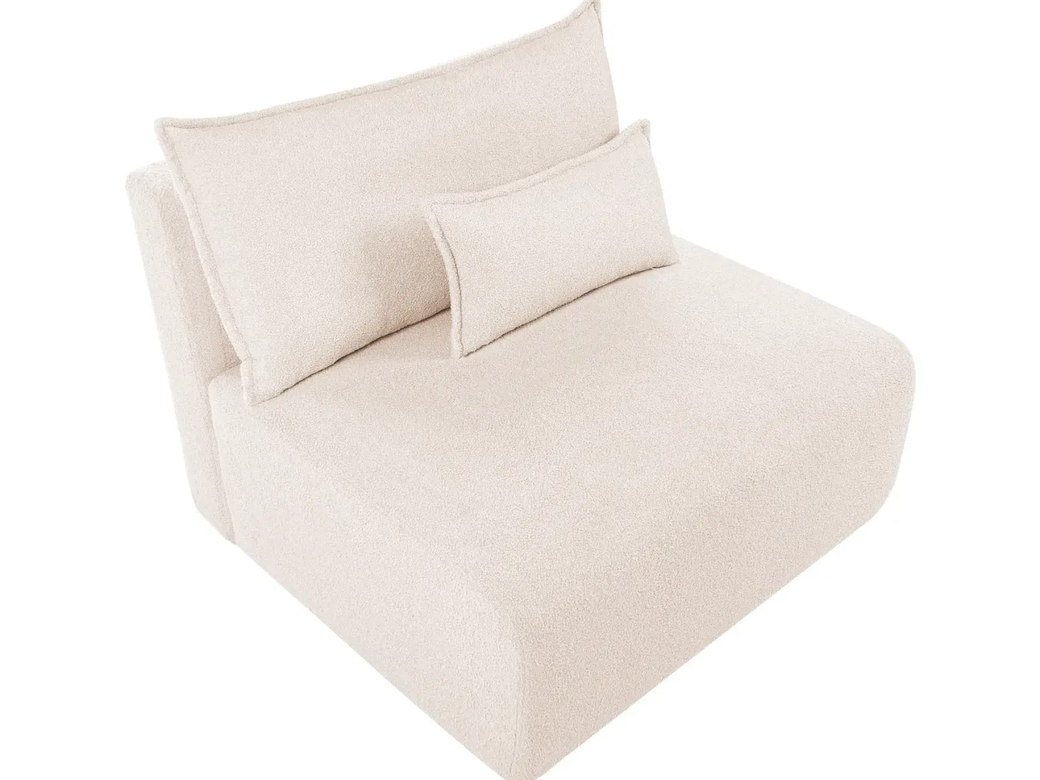 NERBO Stol Modul Beige Boucle