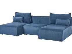 NERBO U-formet modulsofa Blå