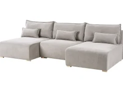 NERBO U-formet modulsofa Grå