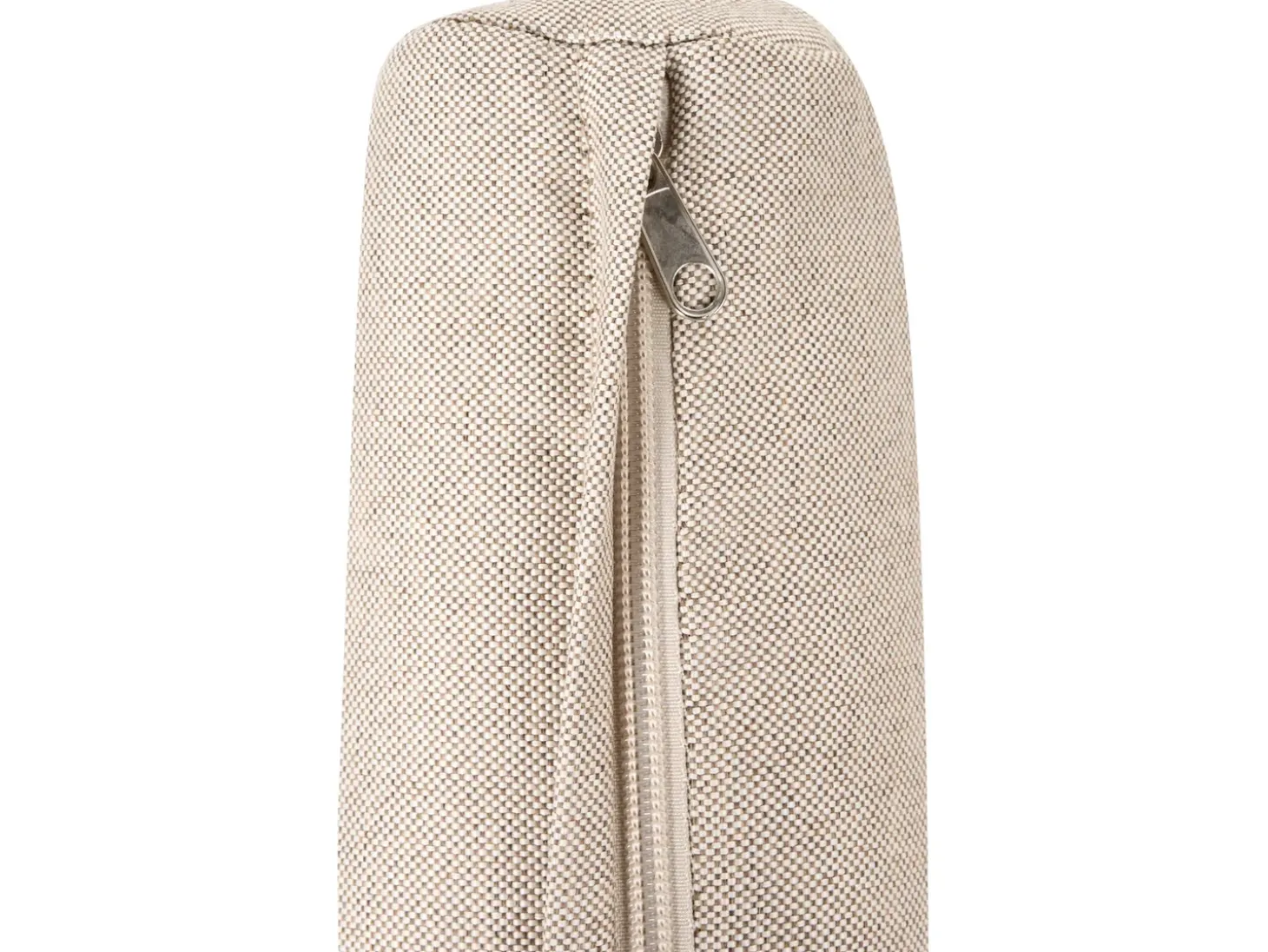NOCI 2 personers Loungesæt med bord og fodskammel Beige Metal